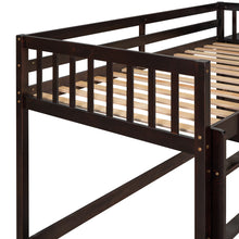 Load image into Gallery viewer, Twin over Twin Bunk Bed with 4 Drawers and 3 Shelves-Espresso(OLD SKU: LP000067AAP)
