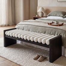 Load image into Gallery viewer, Modern Upholstered Bench
