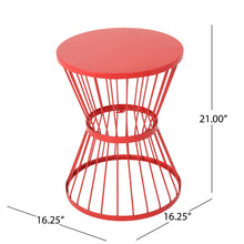 Load image into Gallery viewer, Lassen - Modern Outdoor Side Table With Hourglass Design
