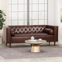 Load image into Gallery viewer, Contemporary 3 Seater Sofa With Tufted Design
