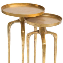 Load image into Gallery viewer, Nested Tables (Set of 2) - Gold
