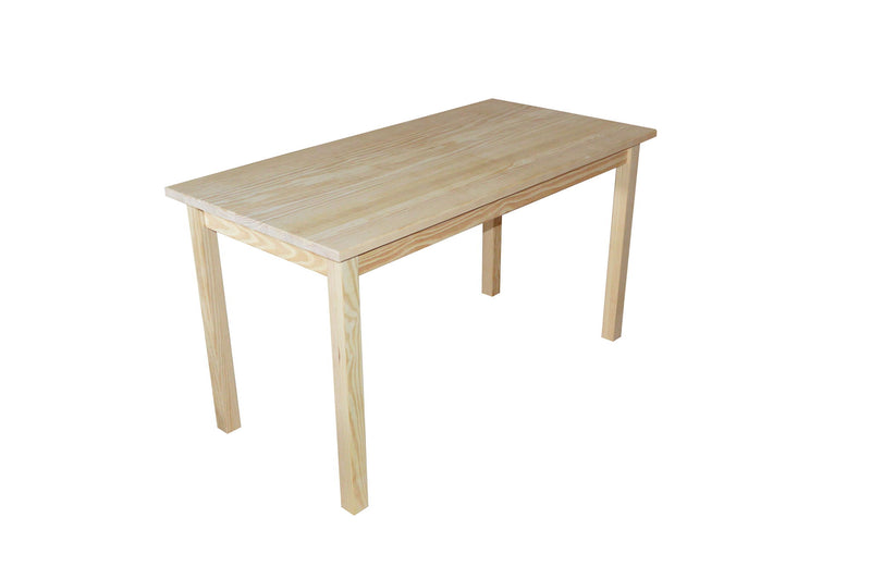 60" Solid Wood Dining Table - Natural