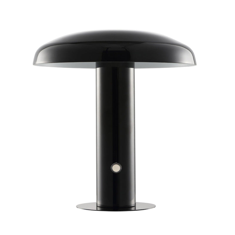 Novelty USB Table Lamp With Globe Shade - Black