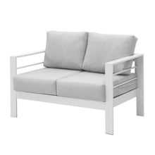 Load image into Gallery viewer, Patio All-Weather Loveseat With Thick Cushions
