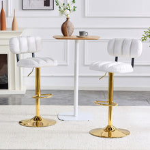 Load image into Gallery viewer, Adjustable Height Bar Stools &amp; Footrest For Kitchen Island (Set of 2)
