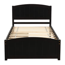 Load image into Gallery viewer, Platform Bed &amp; Headboard, Footboard And Wood Slat Support
