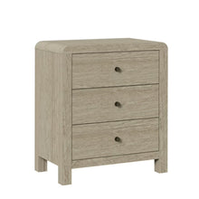 Load image into Gallery viewer, 3 Drawer Chest Of Drawers With Soft Close Glides Rounded Corners Handles - Natural
