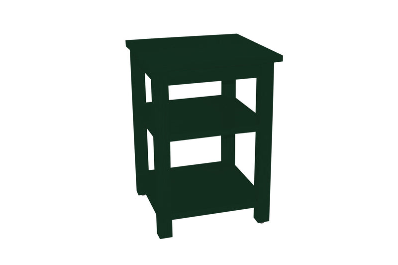 28" Traditional Solid Wood Nightstand - Green