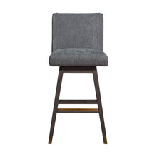 Load image into Gallery viewer, 30" Solid Wood Swivel Bar Height Bar Chair - Gray
