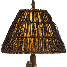 Load image into Gallery viewer, Table Lamp With Brown Empire Shade - Bronze
