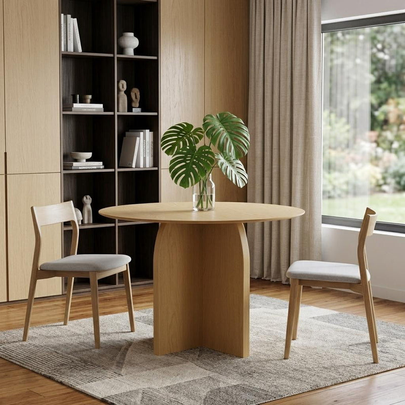 Rounded Bar Table - Brown