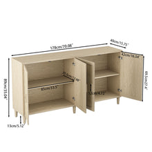 Load image into Gallery viewer, Buffet Cabinet With Adjustable Shelves For Kitchen
