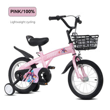 Load image into Gallery viewer, Fkznpj - 16" Sporty Kids Bike With Training Wheels And Stand Adjustable Saddle Suitable For Boys And Girls Aged 4 - 8 Years Tall Height 41 - 46" Available In A Variety Of Colors
