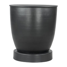 Load image into Gallery viewer, 20" Iron Round Pedestal End Table - Black
