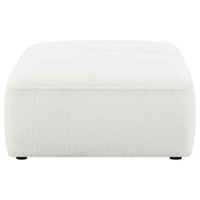 Load image into Gallery viewer, Sunny - Square Upholstered Ottoman - Ivory
