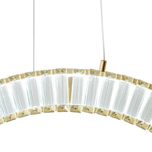 Load image into Gallery viewer, Metal LED Dimmable Chandelier - Clear / Gold
