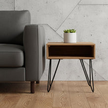 Load image into Gallery viewer, 23" Metal Square End Table - Natural

