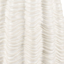 Load image into Gallery viewer, Cylinder Sculptural Waves Table Vase - Cream
