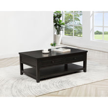 Load image into Gallery viewer, Sutter - 2 Drawer Rectangular Coffee Table - Dark Brown
