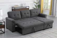 Load image into Gallery viewer, Lucca - Reversible Sleeper Sectional Sofa With Storage Chaise

