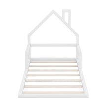 Load image into Gallery viewer, Floor Bed With House Shaped Headboard
