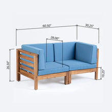Load image into Gallery viewer, Oana - 2 Piece Loveseat Set With Water Resistant Cushions
