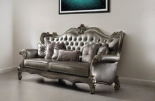 Load image into Gallery viewer, Velvet Curved Sofa And Toss Pillows - Platinum
