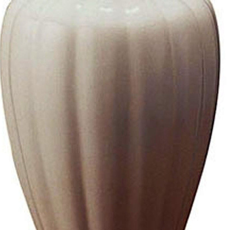 Bedside Table Lamp With Off-White Empire Shade - Gold
