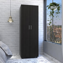 Load image into Gallery viewer, Armoire Organiser, Two Shelves, Rod, Double Door Cabinet Armoire

