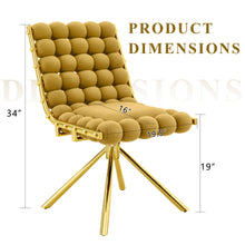 Load image into Gallery viewer, Puffy Bubble, Ball Chain Dining Chairs For Dining Room (Set of 2)
