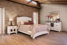 Load image into Gallery viewer, Solid Wood Six Drawer Triple Dresser - Antiqued White
