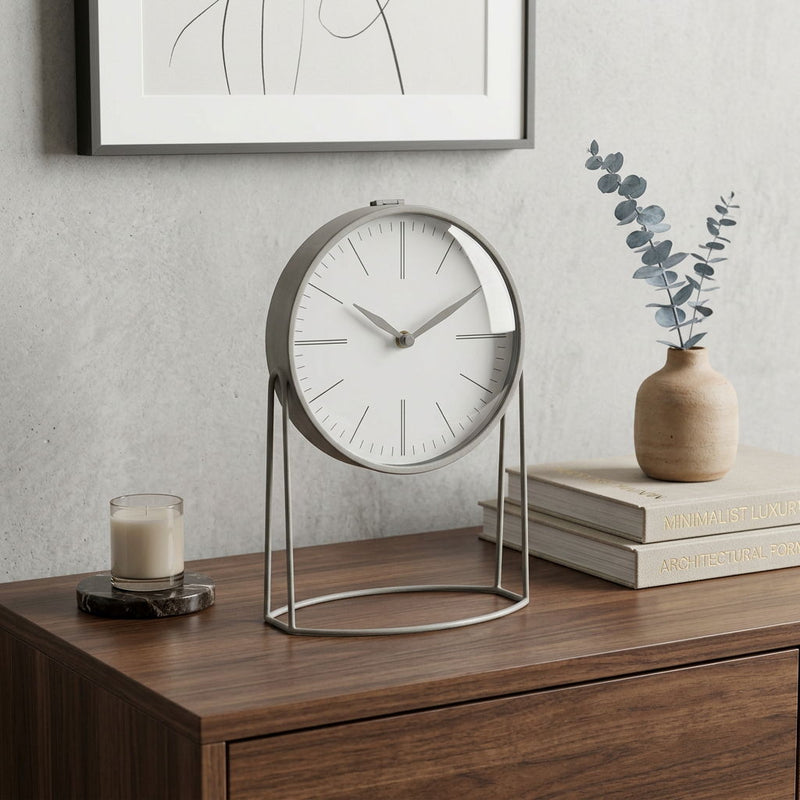 Table Clock - Gray