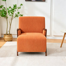 Load image into Gallery viewer, Armrest Accent Chair - Dark Orange
