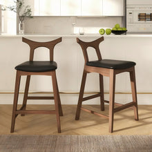 Load image into Gallery viewer, Hester - Upholstered, Square Bar Chair (Set of 2)
