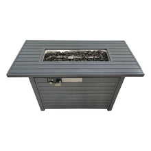 Load image into Gallery viewer, Propane Outdoor Fire Pit Table With Lid High-Quality Materials - Gray
