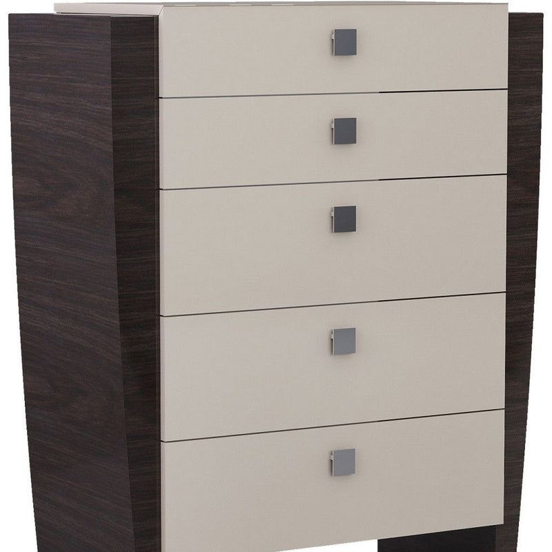 High Gloss Chest - Refined Beige