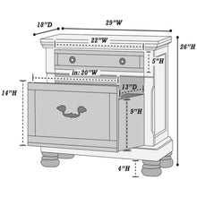 Load image into Gallery viewer, 3 Piece Bedroom Set, Bed With 2 Nightstands

