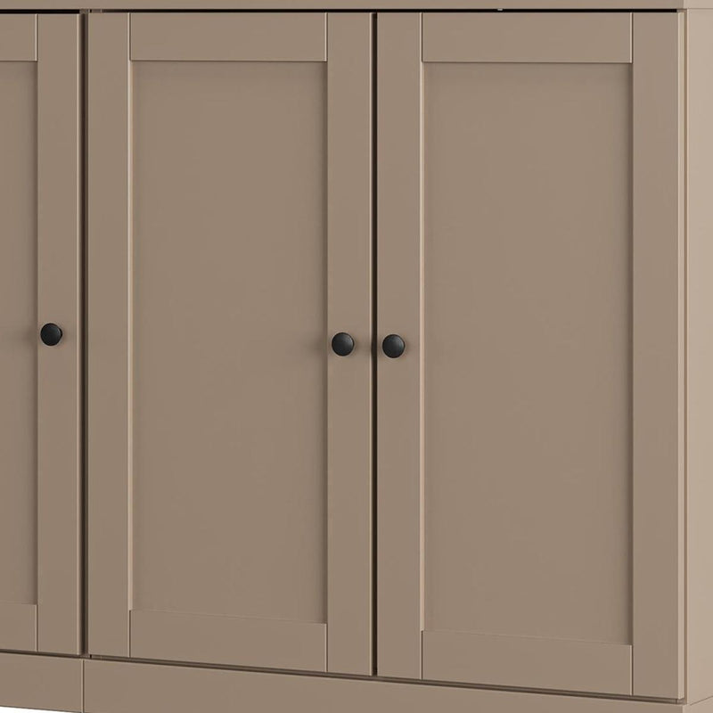 Solid Woodshoe Storage Cabinet (755984) - Beige