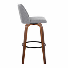 Load image into Gallery viewer, Toriano - Mid Century Modern Fixed Height Barstool Swivel And Round Footrest (Set of 2)
