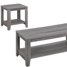Load image into Gallery viewer, 42" Coffee Table With Shelf (Set of 3) - Gray
