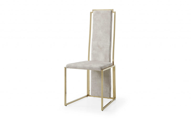 Upholstered Dining Side Chairs (Set of 2) - Beige