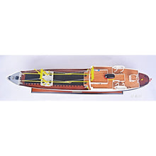 Load image into Gallery viewer, Hand Painted Model Boat (624234) - Light Brown / Black
