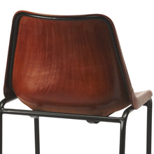 Load image into Gallery viewer, 42" Iron Bar Chair - Brown / Black
