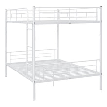 Load image into Gallery viewer, Full Over Full Metal Bunk Bed, White
