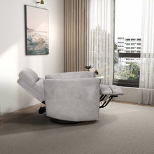 Load image into Gallery viewer, Lawson - Swivel Glider Suede Recliner Chair - Latte
