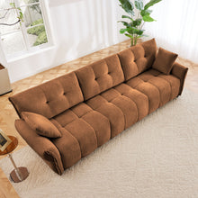 Load image into Gallery viewer, Modern Sofa &amp; Pillows, Textured Cover, High Rebound Cushions
