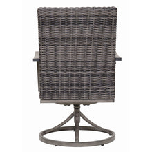 Load image into Gallery viewer, Outdoor Swivel Dining Chair (Set of 2) - Gray
