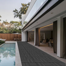 Load image into Gallery viewer, DIY Interlocking Deck Tiles Waterproof Outdoor And Indoor Flooring - Gray
