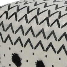 Load image into Gallery viewer, Ottoman Cotton - White / Black
