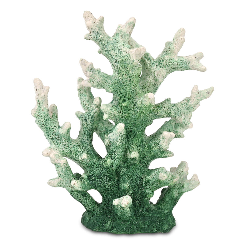 Hand Painted Tabletop Sculpture - Green